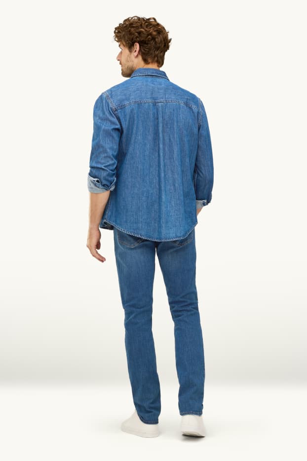 Hommes - Slim jean - LYCRA® - jean bleu