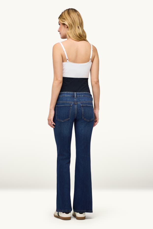 Femmes - Jean de grossesse - bootcut jean - jean bleu foncé