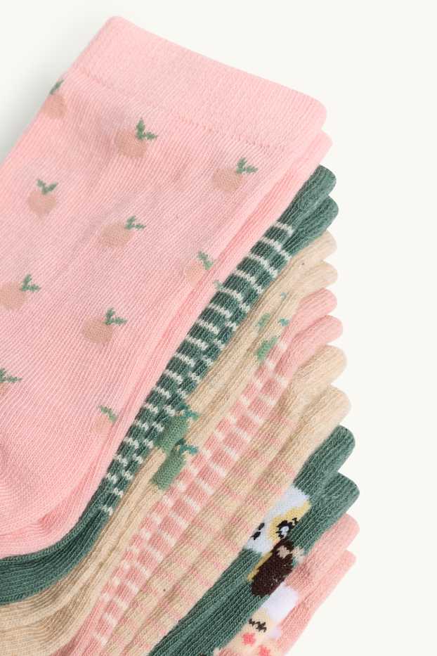Bambine - Calzini - rosa / beige