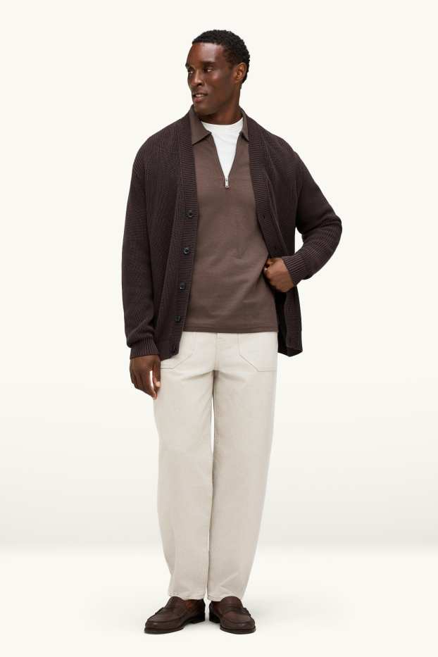 Home - Barrel Jeans - blanc trencat