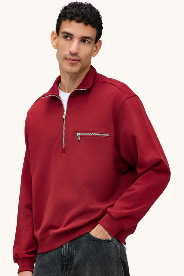 Hommes - Sweat - rouge