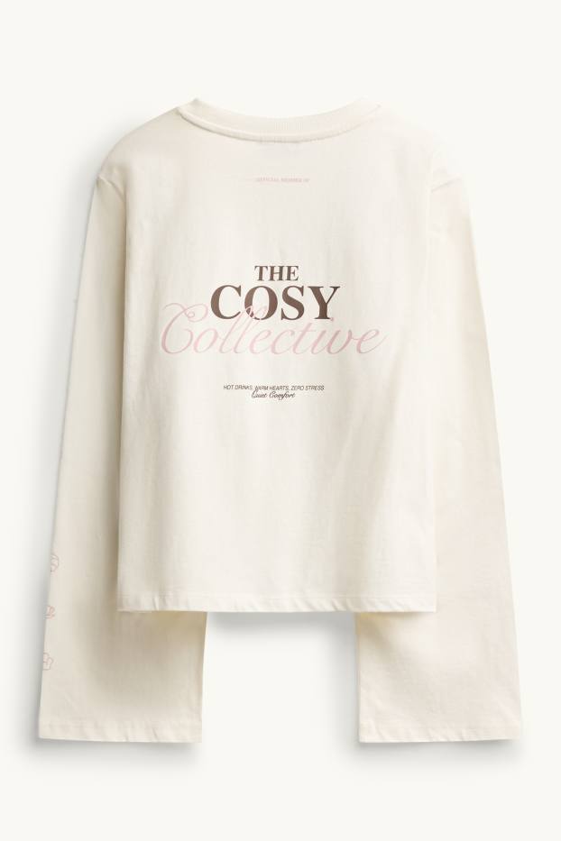 Femmes - T-shirt - blanc crème