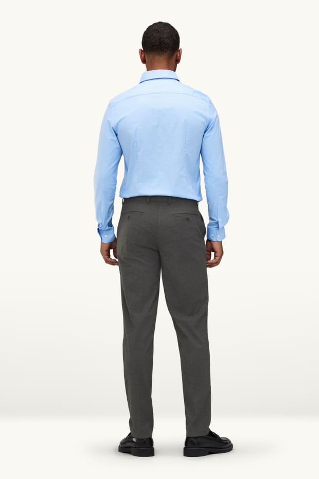 Uomo - Pantaloni coordinabili - regular fit - Flex - grigio scuro