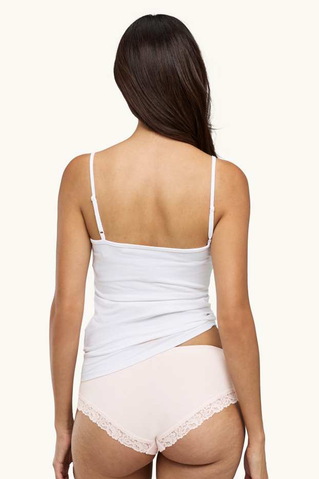 Dames - Set van 3 - hipster - roze / rood