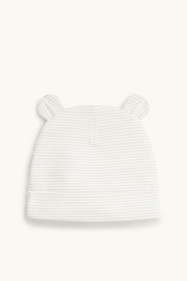 Unisex - Pyžamo pro miminka - bílá/šedá