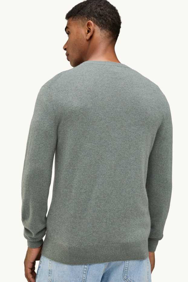 Herren - Kaschmir-Pullover - grün
