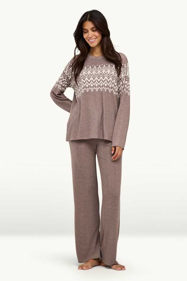 Femmes - Pyjama - taupe