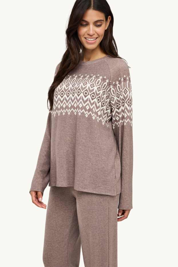 Femmes - Pyjama - taupe