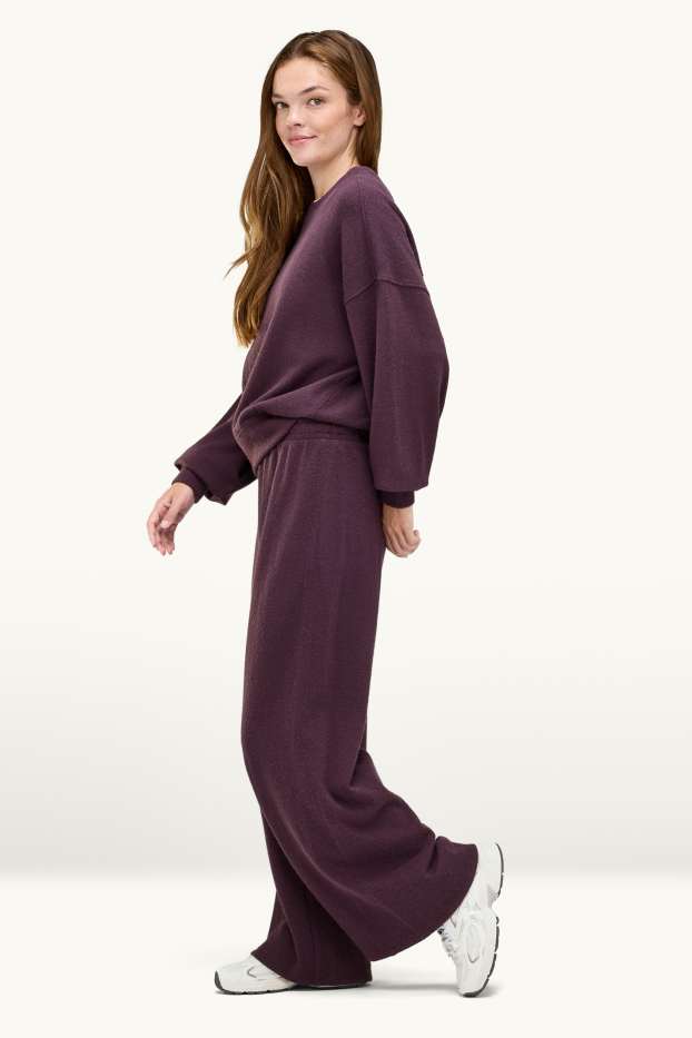 Femmes - Pantalon de jogging - violet