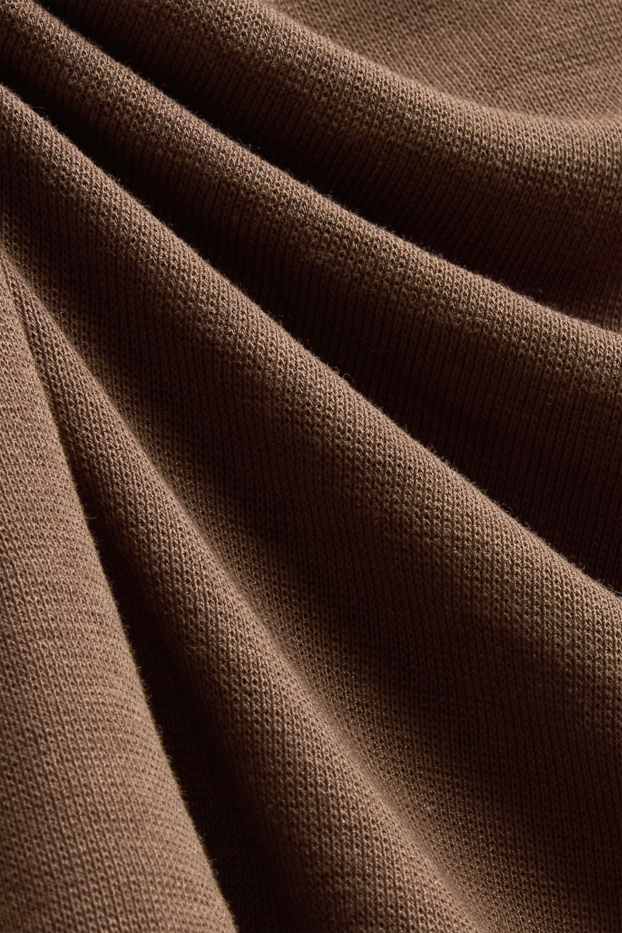 Dona - Samarreta de màniga llarga - slim fit - marró