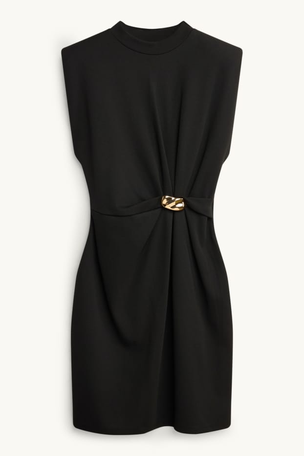 Dona - Vestit bodycon - negre/daurat