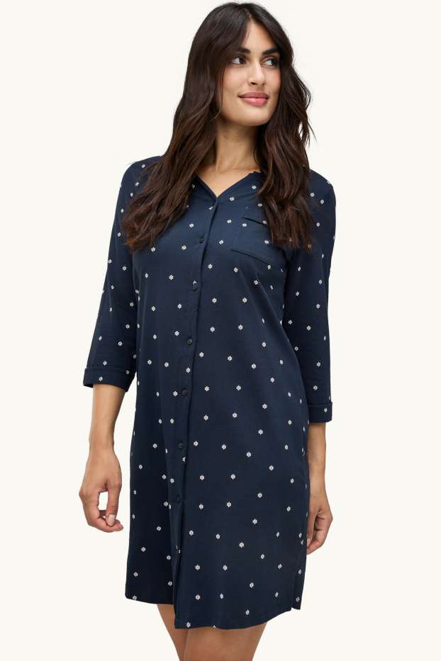 Dona - Camisa de dormir - blau fosc