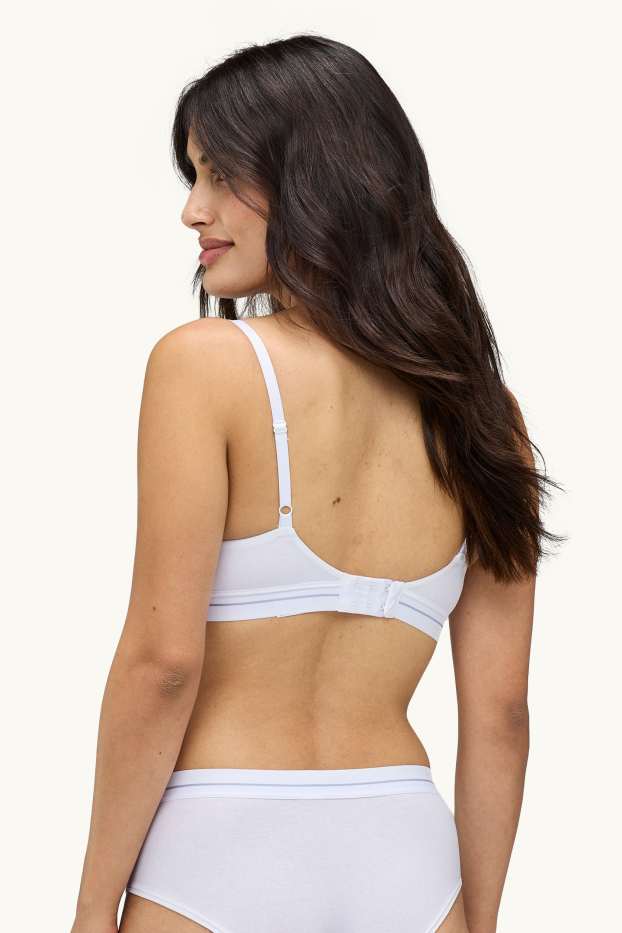 Femmes - Brassière - ampliforme - blanc