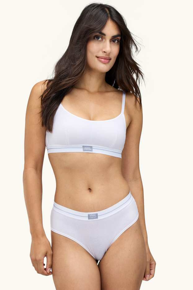 Femmes - Brassière - ampliforme - blanc