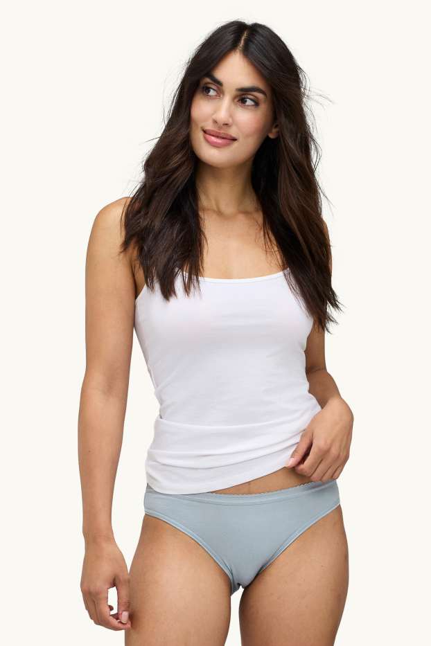 Damen - Multipack 4er - Slip - hellblau
