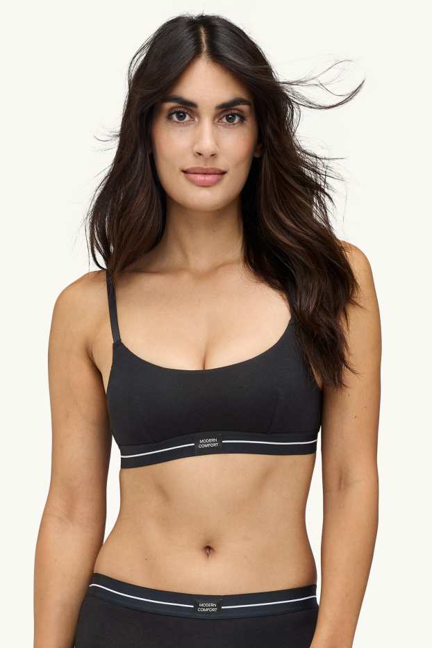 Femmes - Brassière - ampliforme - noir