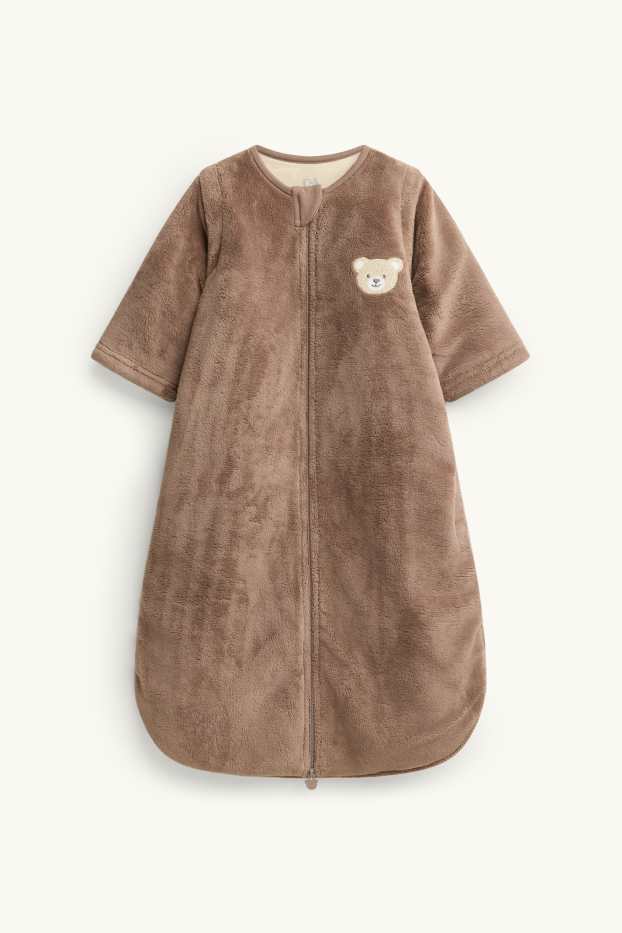 Baby Mädchen - Bärchen - Baby-Schlafsack - 6-18 Monate - 3,0 TOG - braun