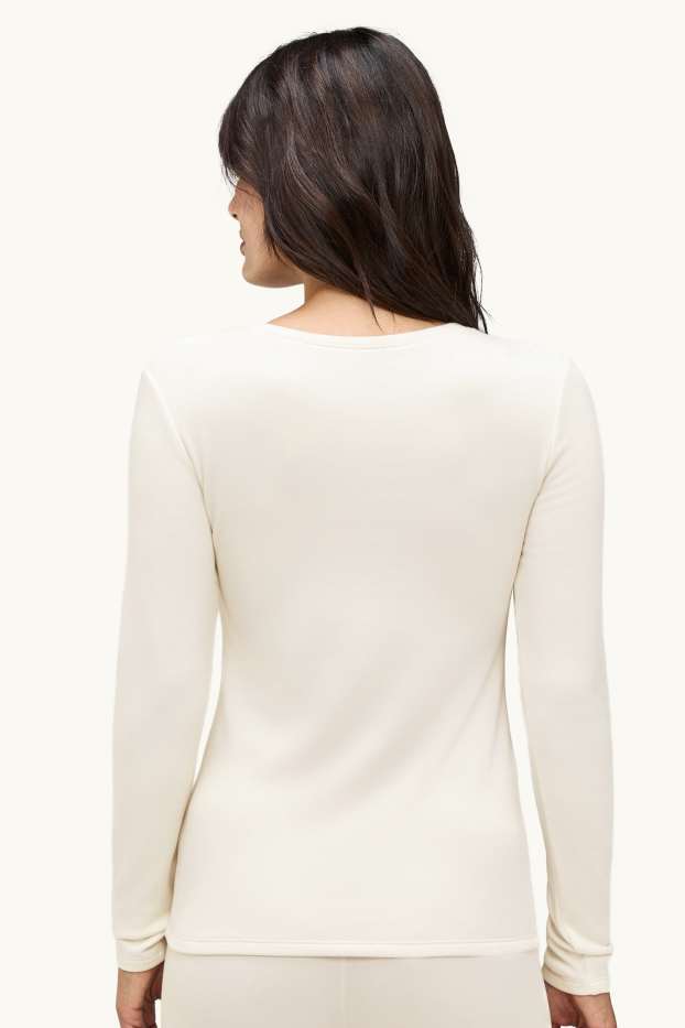 Donna - Sottogiacca termica - THERMOLITE® - bianco crema