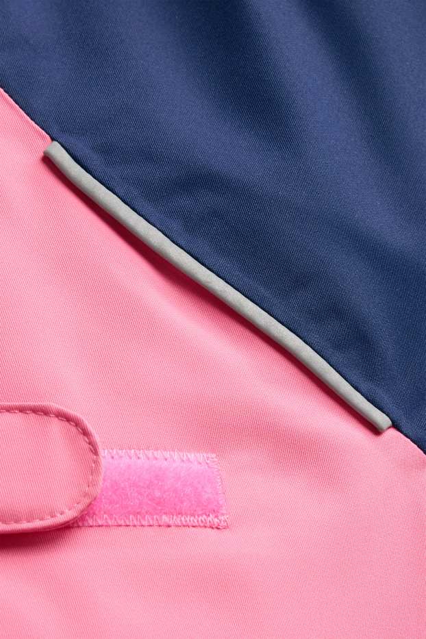 Kinder Mädchen - Skihose - wasserdicht - blau  / pink