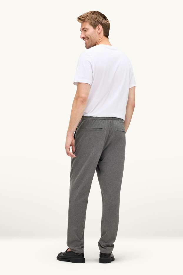 Hommes - Chino - relaxed fit - gris foncé