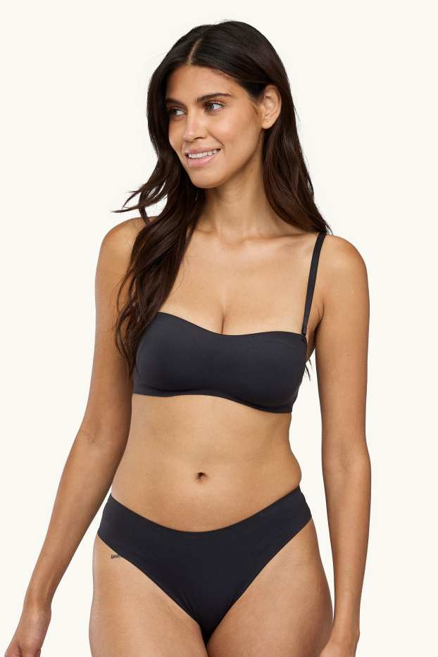 Donna - Confezione da 2 - invisible slip - nero