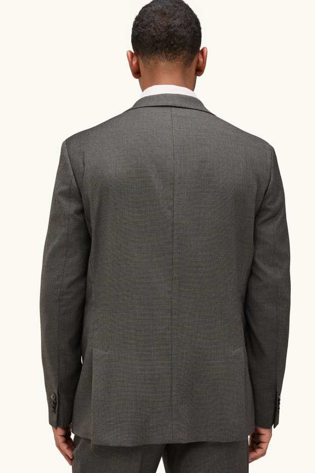 Men - Mix & match tailored jacket - regular fit - stretch - dark gray