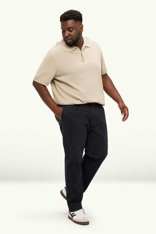 Herren - Chino - Regular Fit - schwarz