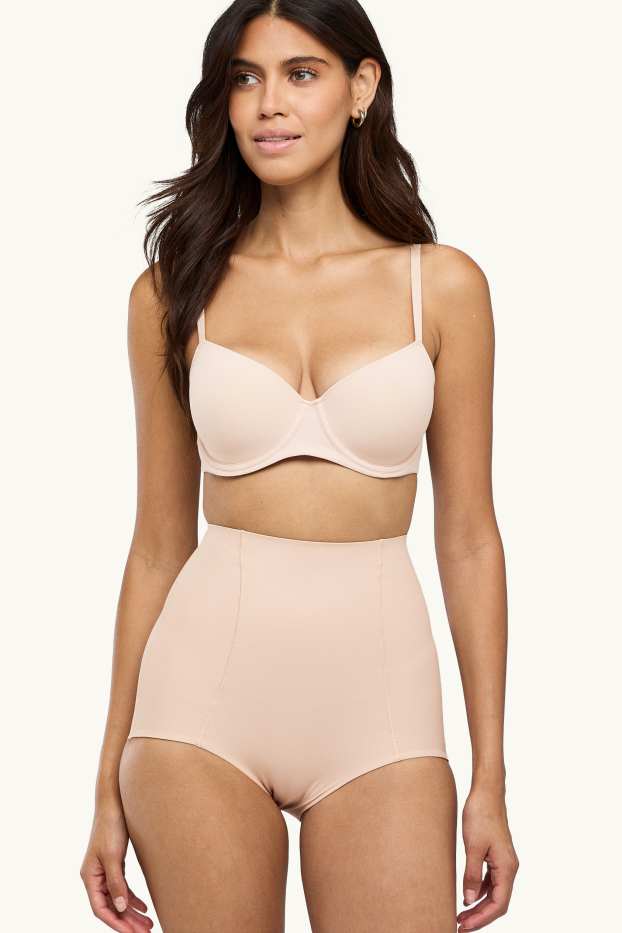 Donna - Slip modellante - LYCRA® - beige chiaro