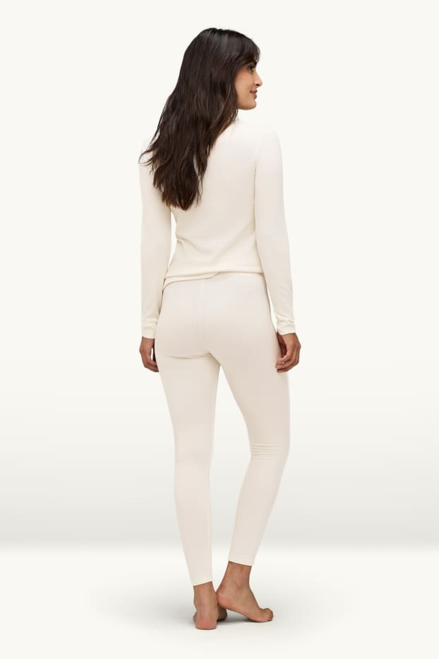 Damen - Thermo-Unterziehhose - THERMOLITE® - cremeweiß