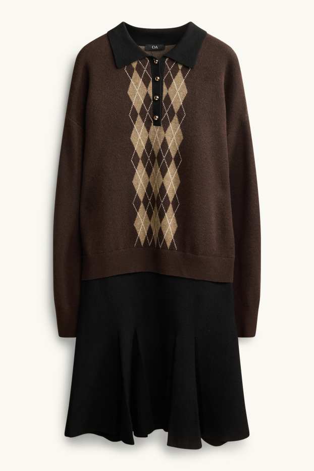 Women - Dress - brown