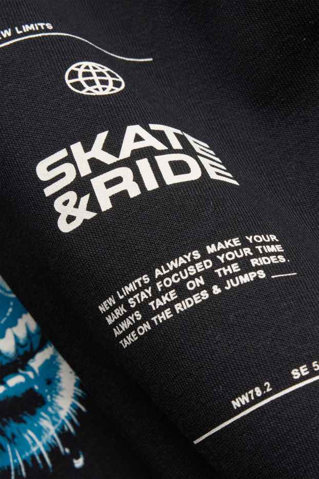 Enfants garçons - Sweat - noir / turquoise