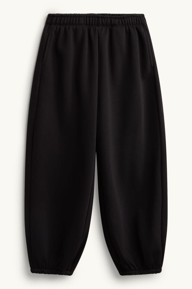 Kinder Mädchen - Schleife - Set - Hoodie und Jogginghose - 2 teilig - weiß / schwarz