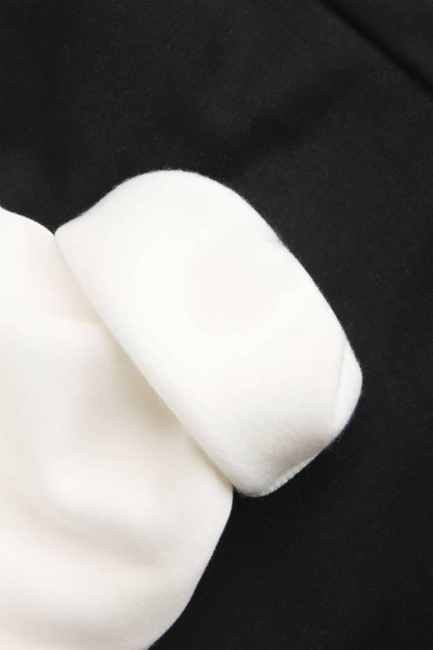 Kinder Mädchen - Schleife - Set - Hoodie und Jogginghose - 2 teilig - weiß / schwarz
