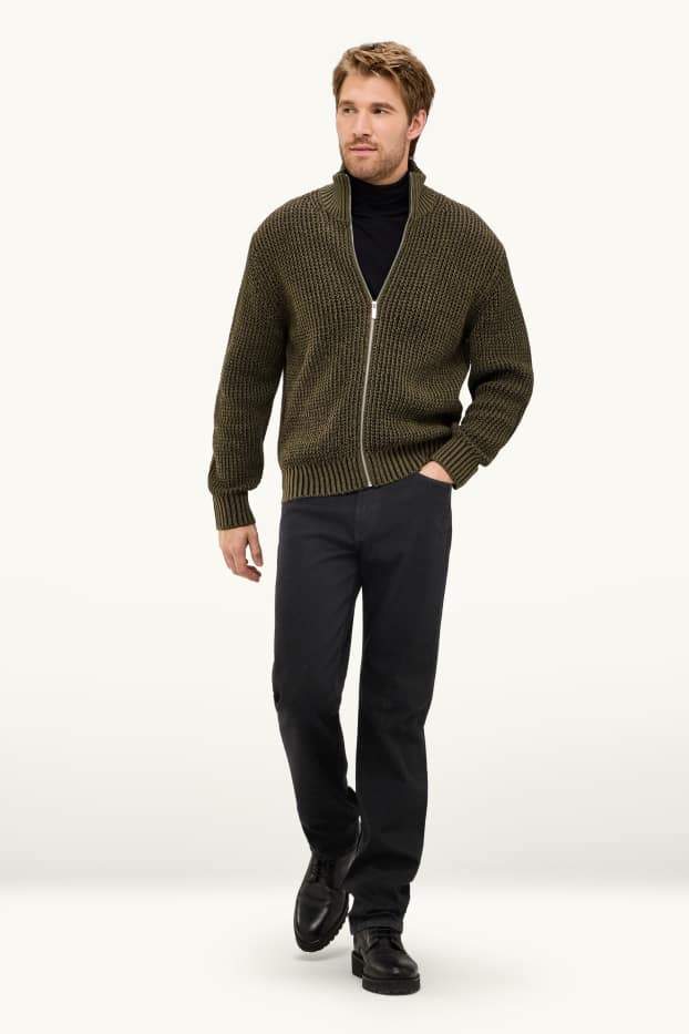 Herren - Straight Jeans - schwarz