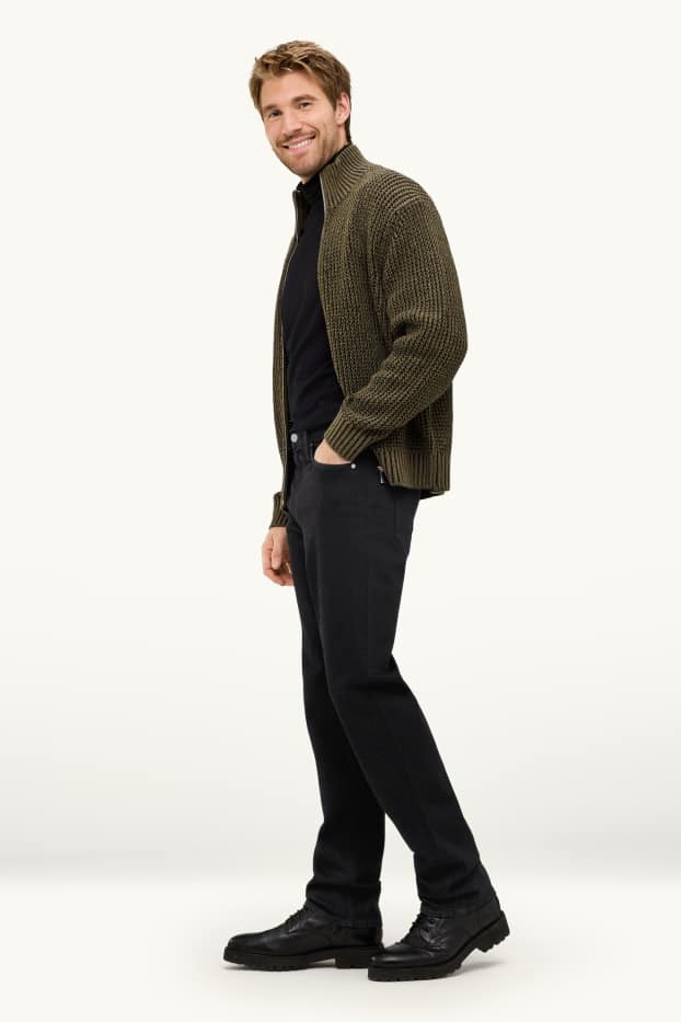 Herren - Straight Jeans - schwarz