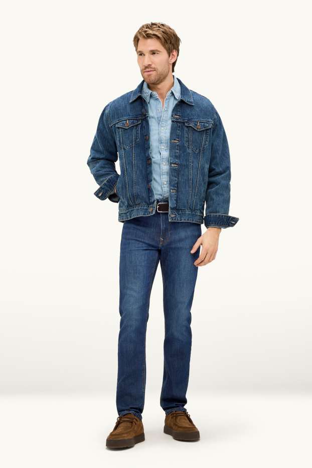 Herren - Slim Jeans - jeansblau