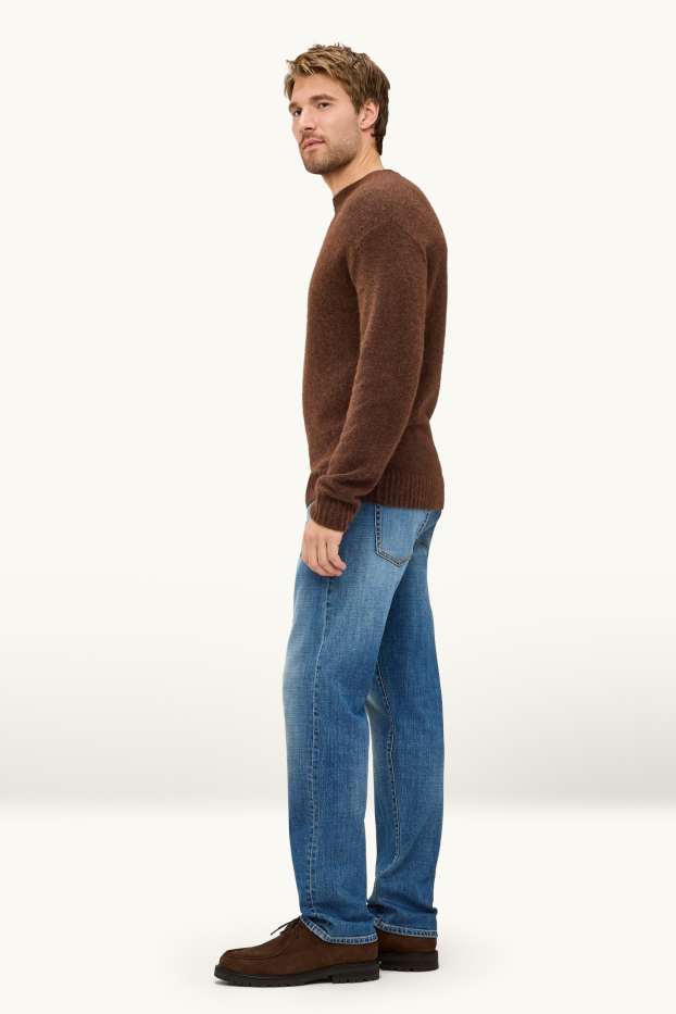Hommes - Straight jean - jean bleu