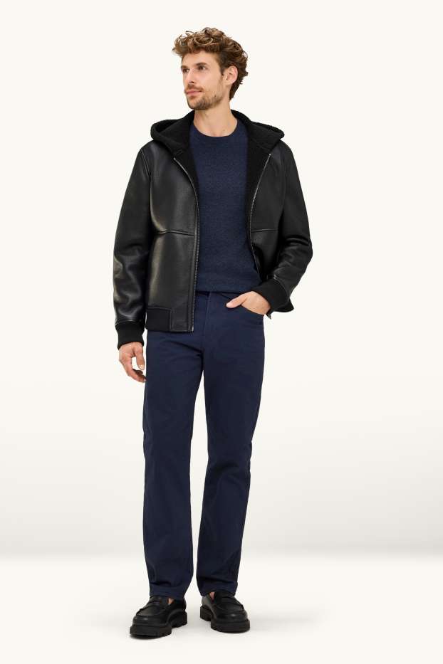 Men - Thermal trousers - regular fit - dark blue
