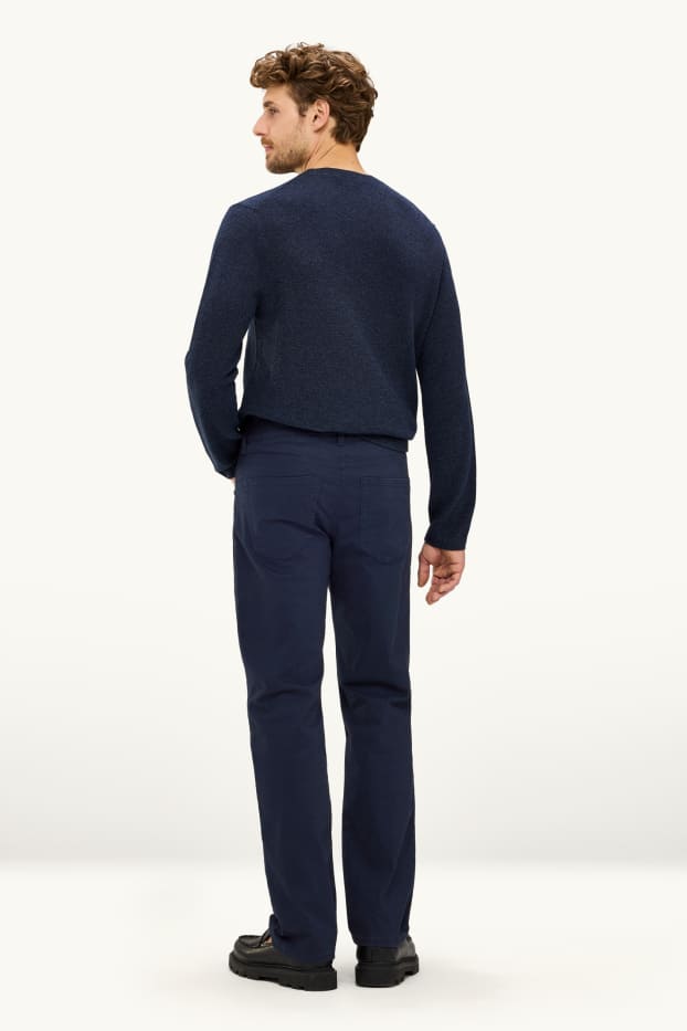 Men - Thermal trousers - regular fit - dark blue