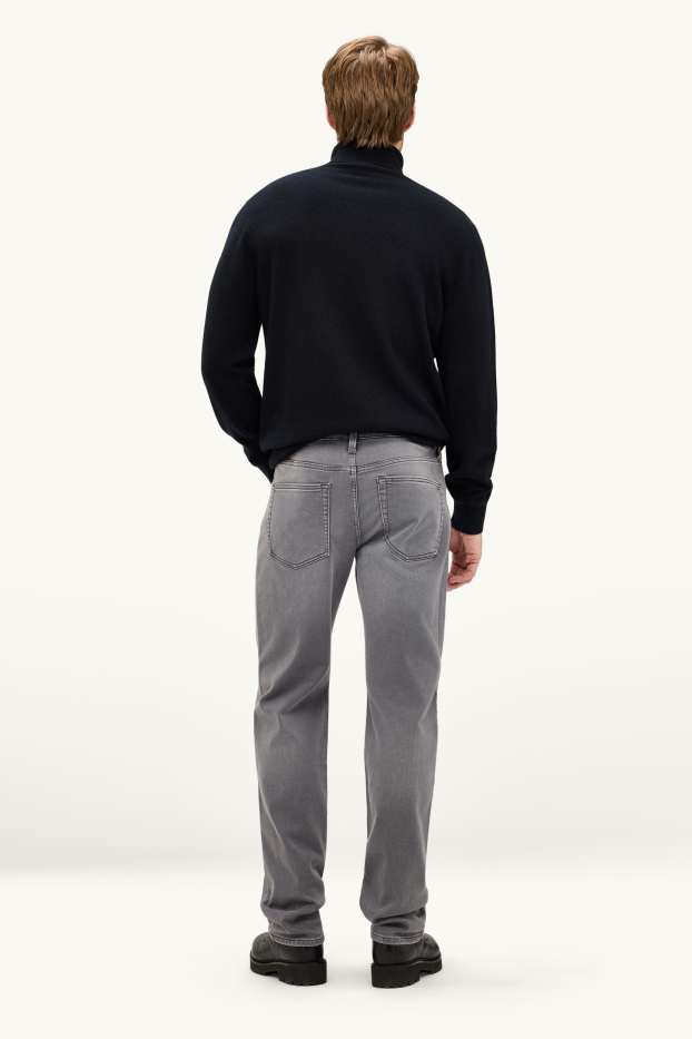 Hommes - Straight jean - jean chaud - jean gris foncé