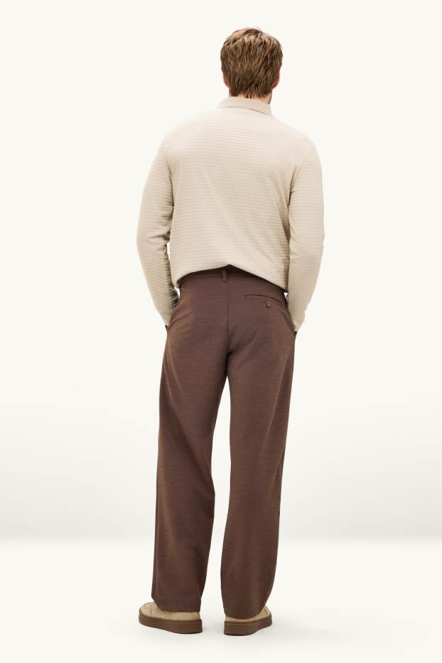 Herren - Chino - Relaxed Fit - braun