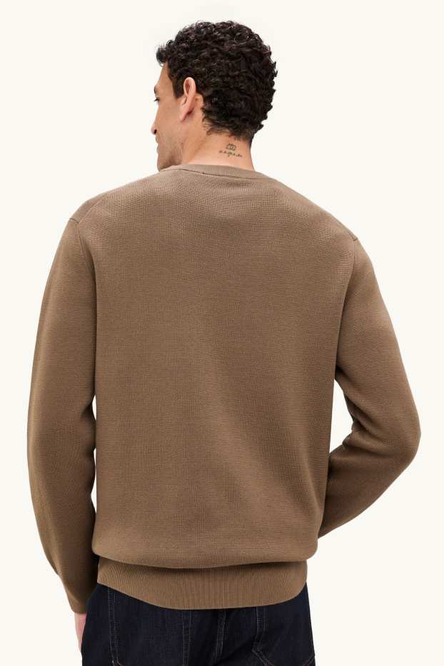Hommes - Pull - marron