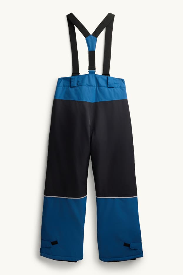 Kinderen: jongens - Skibroek - blauw / zwart