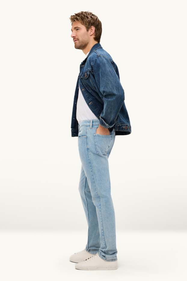 Hommes - Slim jean - LYCRA ® - jean bleu clair