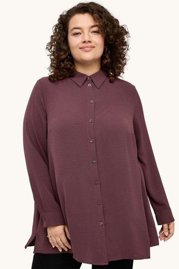 Women - Shirt blouse - purple