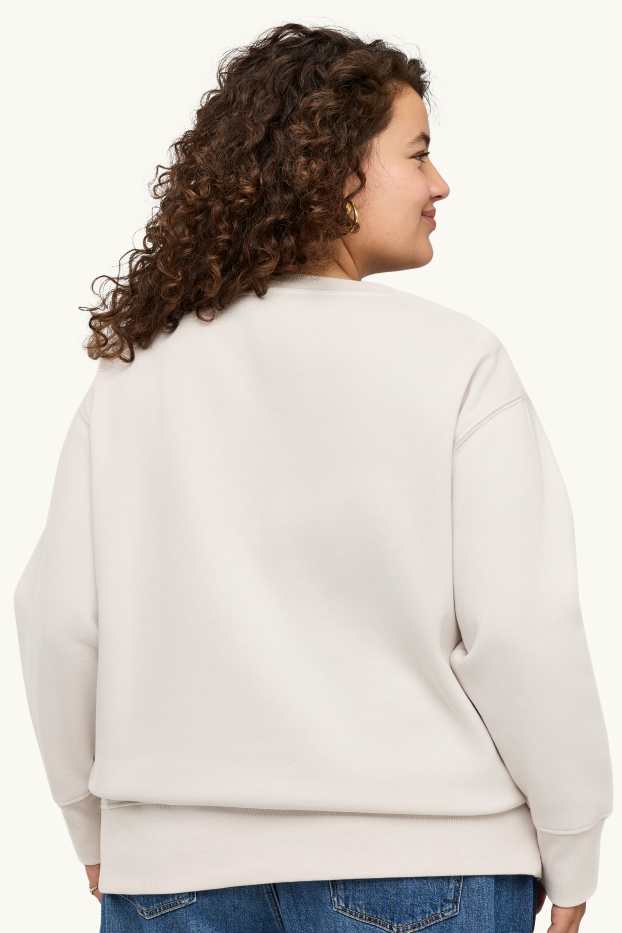 Femmes - Sweat - Claude Monet - blanc crème