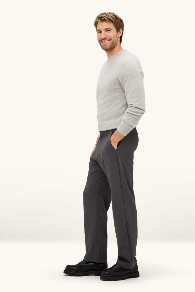 Herren - Chino - Relaxed Fit - dunkelgrau