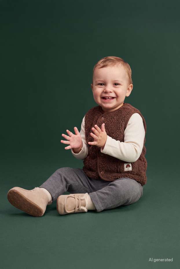 Baby Buben - Bärchen - Baby-Outfit - 3 teilig - braun / cremeweiß