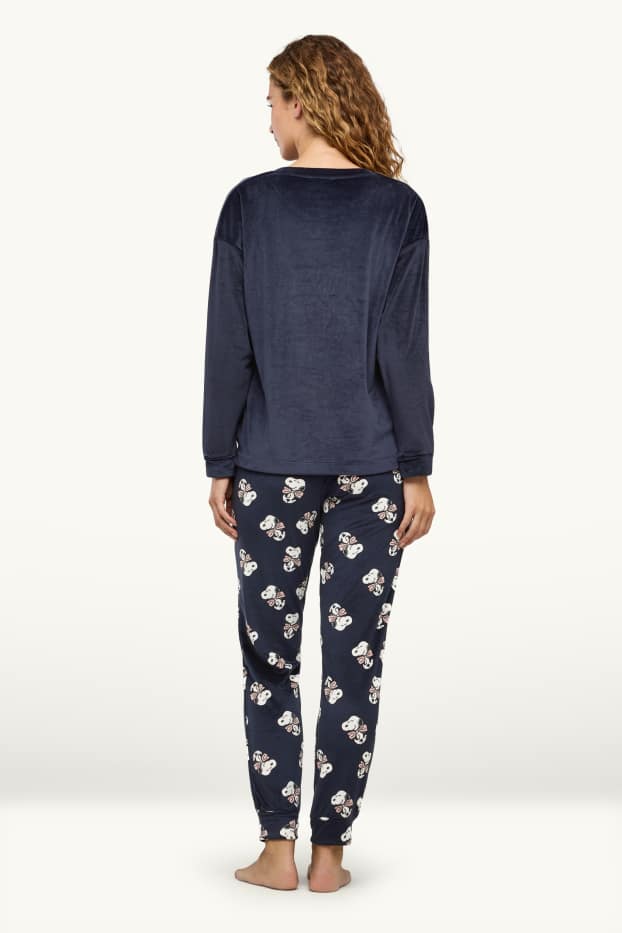 Femmes - Pyjama - Snoopy - bleu foncé