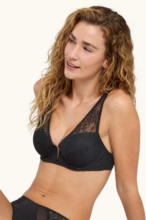 Mujer - Sujetador con aros - PLUNGE - con relleno - negro